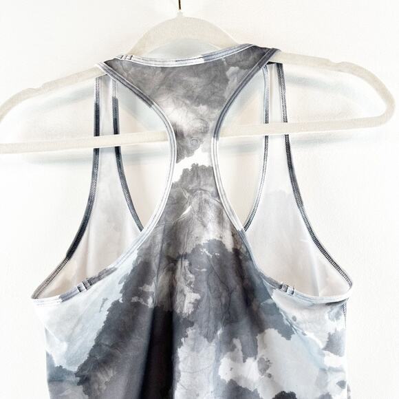 Lululemon Cool Racerback Tank Top Gray White Black Small - Picture 9 of 10